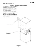 Предварительный просмотр 5 страницы Scotsman ND750 Service Manual