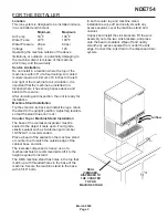 Предварительный просмотр 3 страницы Scotsman NDE754 Service Manual