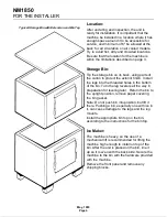 Preview for 4 page of Scotsman NM1850 Manual