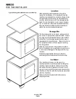 Предварительный просмотр 4 страницы Scotsman NM650 Service Manual