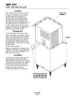 Предварительный просмотр 4 страницы Scotsman NME1250 Service Manual