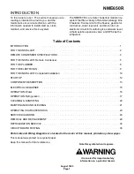 Scotsman NME650R Service Manual preview