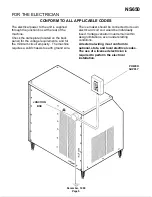 Предварительный просмотр 5 страницы Scotsman NS650 User Manual