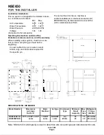 Preview for 2 page of Scotsman NSE650 User Manual