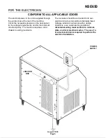 Preview for 5 page of Scotsman NSE650 User Manual