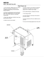 Preview for 6 page of Scotsman NSE650 User Manual