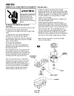 Preview for 28 page of Scotsman NSE650 User Manual