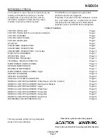 Предварительный просмотр 1 страницы Scotsman NSE654 User Manual