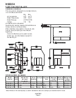 Предварительный просмотр 2 страницы Scotsman NSE654 User Manual