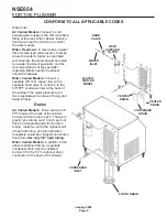 Предварительный просмотр 4 страницы Scotsman NSE654 User Manual