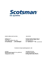 Предварительный просмотр 20 страницы Scotsman NU100 Series User Manual