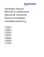 Scotsman Prodigy C0522 Installation Manual preview