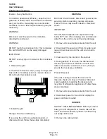 Предварительный просмотр 15 страницы Scotsman SCR33 Installation And User Manual