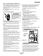 Предварительный просмотр 5 страницы Scotsman SLD150 User Manual