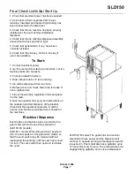 Предварительный просмотр 7 страницы Scotsman SLD150 User Manual