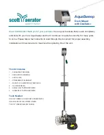 Scott Aerator AquaSweep Manual preview