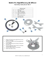 Scott Aerator Bubble Pro Assembly Instructions предпросмотр