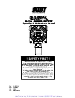 Preview for 2 page of Scott Instruments 087-0007G Safety, Setup, Operation & Maintenance Manual