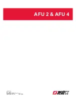 Scott Safety AFU 2 User Manual preview