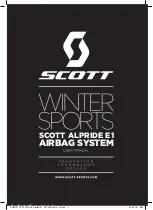 Scott ALPRIDE E1 User Manual preview