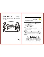 Предварительный просмотр 1 страницы Scott CDX651 Instruction Manual