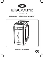 Предварительный просмотр 1 страницы Scott CMX108 Instruction Manual