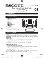 Scott CX 82 Instruction Manual предпросмотр