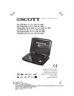 Scott DPX i865CS Owner'S Manual preview