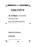 Scott E-Z Set Owner'S Manual предпросмотр