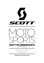 Предварительный просмотр 1 страницы Scott MX UNDERSHORTS User Manual