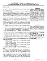 Preview for 2 page of Scott RIT-PAK III Operating And Maintenance Instructions Manual