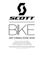 Scott S-PEDELEC 45 KMH/28 MPH Operating Instructions Manual preview