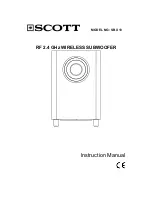 Scott SBX 10 Instruction Manual preview