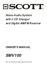Scott SMV100 Owner'S Manual preview