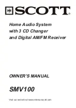 Preview for 1 page of Scott SMV100 Owner'S Manual