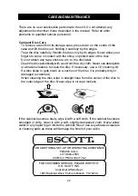 Preview for 23 page of Scott SMV100 Owner'S Manual