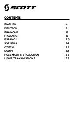 Preview for 3 page of Scott SNOW MOBILE GOGGLE User Manual