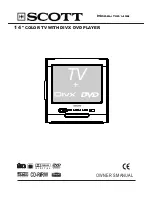 Preview for 1 page of Scott TVD14XB Owner'S Manual