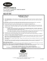 Preview for 20 page of Scotts 62162S Owner'S Manual