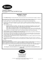 Preview for 8 page of Scotts BLR20085S Owner'S Manual