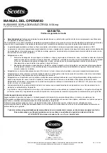 Preview for 16 page of Scotts BLR20085S Owner'S Manual