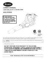 Preview for 1 page of Scotts LB20062S Owner'S Manual