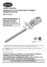 Scotts LHT12462S Owner'S Manual preview