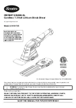 Scotts LSS10172S Owner'S Manual preview