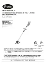 Предварительный просмотр 1 страницы Scotts LST01540S Owner'S Manual