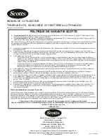 Preview for 30 page of Scotts LST02012S Owner'S Manual