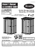 Scotts STTPS43 Owner'S Manual & Assembly Manual preview