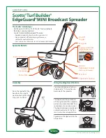 Scotts Turf Builder EdgeGuard MINI Quick Start Manual preview