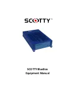 Scotty BlueBox Equipment Manual предпросмотр