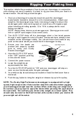 Предварительный просмотр 9 страницы Scotty HIGH PERFORMANCE ELECTRIC DOWNRIGGER Installation, Maintenance, Use And Safety